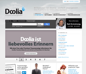 Online Friedhof doolia.de