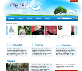 Online Friedhof zuspruch.de